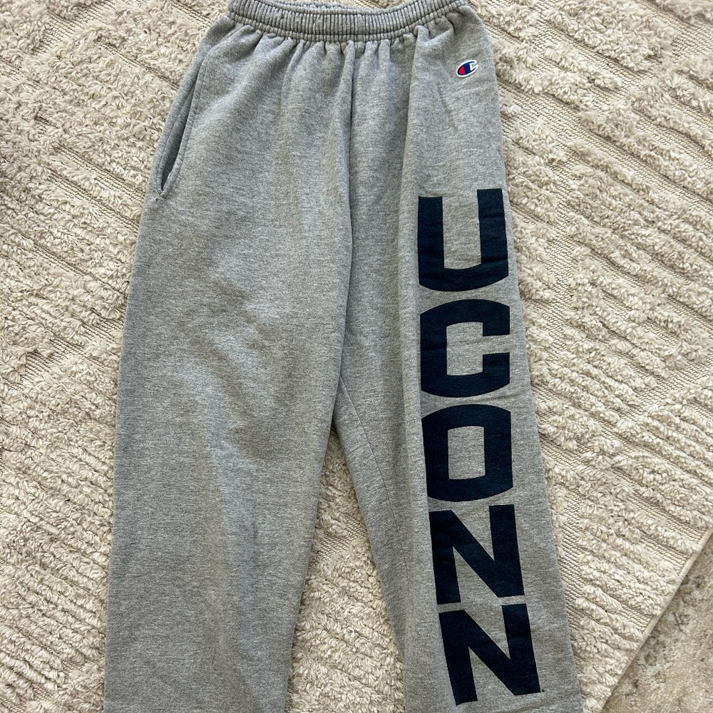UConn champion sweatpants, size S, gray